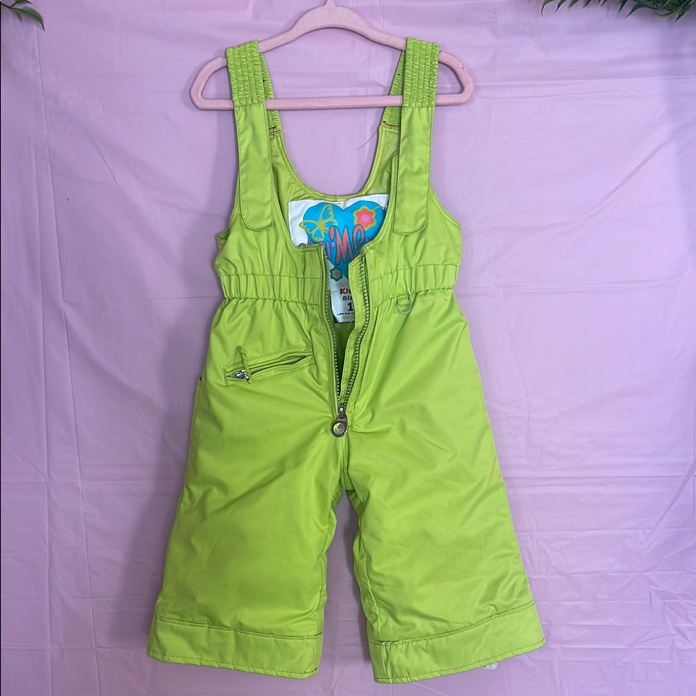 Kids Lime Green Overalls